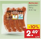 Aktuelle Hackfleisch Angebote bei Netto Marken-Discount in Hildesheim Aktuelles Mettenden Angebot bei Netto Marken-Discount in Hildesheim ab 2,49 €