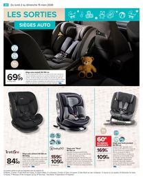 Prix et réduction Siège auto dans le prospectus Carrefour en cours Offre Siège auto dans le catalogue Carrefour du moment à la page 20