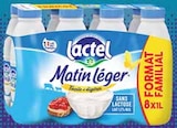 Lait Matin Léger UHT Demi-Écrémé - LACTEL en promo chez Intermarché Avignon à 9,37 €