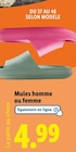 Mules homme ou femme - Lidl à Lyon Mules homme ou femme en promo chez Lidl Lyon à 4,99 €