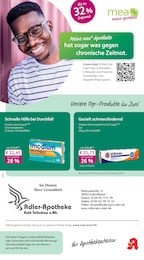 Aktueller mea - meine apotheke Apotheken Prospekt für Aldenhoven: Unsere Juni-Angebote mit 4} Seiten, 01.06.2026 - 30.06.2026