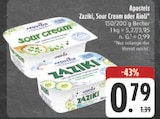 Zaziki, Sour Cream oder Aioli bei EDEKA im Possendorf Prospekt für 0,79 €