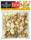 60 Escargots ail et persil surgelés - Escal - Intermarché Super à Grenoble 60 Escargots ail et persil surgelés - Escal en promo chez Intermarché Super Grenoble à 13,54 €