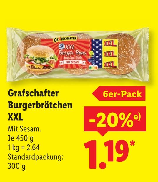 Burgerbrötchen XXL