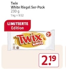 White Riegel 5er-Pack Angebote von Twix bei Rossmann Wuppertal für 2,19 €