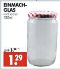 EINMACH-GLAS im Angebot bei Wreesmann in Aurich EINMACH-GLAS Angebote bei Wreesmann Aurich für 1,29 €