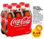 Erfrischungsgetränke von COCA-COLA, FANTA, SPRITE oder MEZZO MIX für 3,49 € bei Penny-Markt im Angebot Erfrischungsgetränke von COCA-COLA, FANTA, SPRITE oder MEZZO MIX im aktuellen Penny-Markt Prospekt
