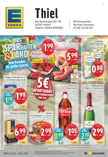 Aktueller EDEKA Prospekt "Aktuelle Angebote" Seite 1 von 24 Seiten für Wuppertal