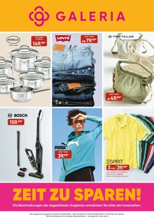 Galeria Prospekt der aktuellen Woche, gültig von 23.05.2022 bis 29.05.2022 Aktueller Galeria Prospekt "ZEIT ZU SPAREN!" mit 36 Seiten