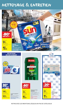 Promotion Lave-Vaisselle dans le prospectus Carrefour Market, valable du 23/06/2026 au 05/07/2026 Promo Lave-Vaisselle dans le catalogue Carrefour Market du moment à la page 12