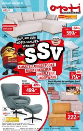 Barhocker im Opti-Wohnwelt Prospekt in Waiblingen Aktueller Opti-Wohnwelt Prospekt mit Barhocker, "Möbel-Schluss-Verkauf!", Seite 1
