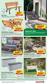 Gartenmöbel im toom Baumarkt Prospekt "Respekt, wer's selber macht." mit 22 Seiten (Aachen)
