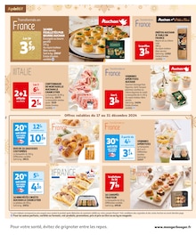 Prospectus Auchan Supermarché à Grabels, "Réveillons Noël : Tous les plaisirs de la table à petits prix", 24 pages de promos valables du 13/12/2024 au 31/12/2024