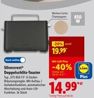 Doppelschlitz-Toaster im Lidl Prospekt Doppelschlitz-Toaster von Silvercrest im aktuellen Lidl Prospekt für 14,99 €