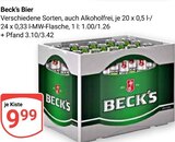 Aktuelles Beck's Angebot bei GLOBUS in Ludwigshafen (Rhein) ab 9,99 €