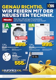 EURONICS Prospekt: "GENAU RICHTIG. WIR FEIERN MIT DER NEUESTEN TECHNIK.", 4 Seiten, 10.04.2024 - 16.04.2024