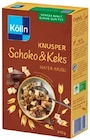 Knusper Schoko & Keks Hafer-Müsli oder Schoko weniger Zucker Hafer-Müsli im Angebot bei REWE in Gelsenkirchen Knusper Schoko & Keks Hafer-Müsli oder Schoko weniger Zucker Hafer-Müsli Angebote von Kölln bei REWE Gelsenkirchen für 2,49 €