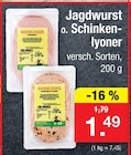 Zimmermann Schortens - Jagdwurst Angebot im Prospekt Jagdwurst bei Zimmermann im Schortens Prospekt für 1,49 €