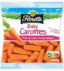 Baby Carottes - FLORETTE en promo à 2,53 € chez Supermarchés Match Baby Carottes - FLORETTE dans le catalogue Supermarchés Match