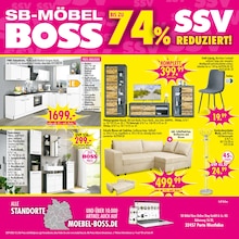 Ecksofa im SB Möbel Boss Prospekt "SSV" mit 12 Seiten (Düsseldorf)