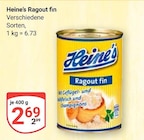 Ragout fin von Heine's für 2,69 € bei GLOBUS im Angebot Ragout fin von Heine's im aktuellen GLOBUS Prospekt