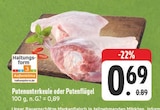 EDEKA Dettelbach - Putenunterkeule Angebot im Prospekt Putenunterkeule bei EDEKA im Dettelbach Prospekt für 0,69 €