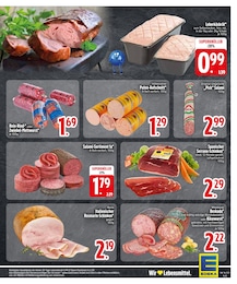 Fleischkaese im EDEKA Prospekt Wir lieben Lebensmittel. auf S. 15