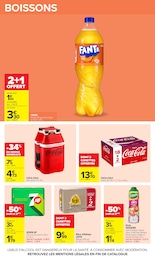 Prix et réduction Fanta dans le prospectus Carrefour en cours Offre Fanta dans le catalogue Carrefour du moment à la page 51