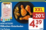 Hähnchen-Unterkeulen Angebot im ALDI SÜD Prospekt Hähnchen-Unterkeulen im ALDI SÜD Prospekt zum Preis von 4,39 €