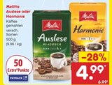 Auslese oder Harmonie Angebote von Melitta bei Netto Marken-Discount Leipzig für 4,99 €