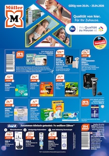 Pampers im Müller Prospekt "Aktuelle Angebote" mit 4 Seiten (Würzburg)