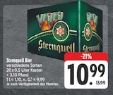 Bier im Angebot bei EDEKA in Radeberg Bier Angebote von Sternquell bei EDEKA Radeberg für 10,99 €