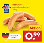 Netto Marken-Discount Buttenwiesen - Bockwurst Angebot im Prospekt Bockwurst bei Netto Marken-Discount im Buttenwiesen Prospekt für 0,99 €