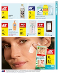 Prix et réduction Mouchoirs dans le prospectus Carrefour Market en cours Offre Mouchoirs dans le catalogue Carrefour Market du moment à la page 45