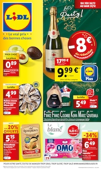 Prospectus Lidl de la semaine "Let's Party !" avec 1 pages, valide du 26/12/2024 au 31/12/2024 pour Jarnac et alentours