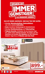 Matratze im Segmüller Prospekt Matratze im Segmüller Prospekt "Segmüller Highlight Angebote" auf Seite 29