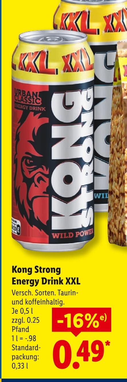 Kong Strong Energy Drink XXL