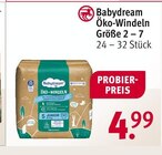 Öko-Windeln von Babydream für 4,99 € bei Rossmann im Angebot Öko-Windeln von Babydream im aktuellen Rossmann Prospekt