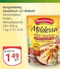 Aktuelles Mildessa Sauerkraut Angebot bei GLOBUS in Bochum ab 1,49 €
