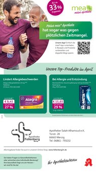 mea - meine apotheke Prospekt Unsere April-Angebote mit 4 Seiten