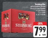 Bier im E center Prospekt Bier von Sternburg im aktuellen E center Prospekt für 7,99 €