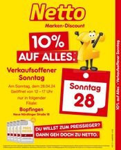 Aktueller Netto Marken-Discount Discounter Prospekt in Osterholz und Umgebung, "10% auf alles" mit 2 Seiten, 28.04.2024 - 28.04.2024