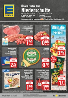 Aktueller EDEKA Prospekt "Aktuelle Angebote" Seite 1 von 24 Seiten für Verl