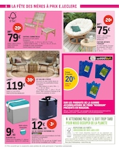 Fauteuil en promo dans le catalogue E.Leclerc à la page 8