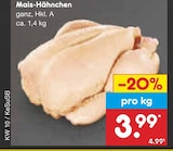 Aktuelles Mais-Hähnchen Angebot bei Netto Marken-Discount in Solingen (Klingenstadt) ab 3,99 €