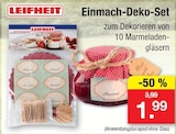 Einmach-Deko-Set im Angebot bei Zimmermann in Hofheim Einmach-Deko-Set Angebote von LEIFHEIT bei Zimmermann Hofheim für 1,99 €