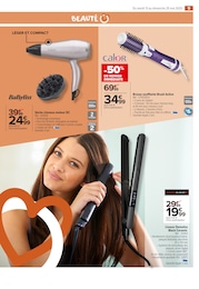 Prix et réduction Lisseur dans le prospectus Carrefour Market en cours Offre Lisseur dans le catalogue Carrefour Market du moment à la page 9