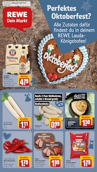 Aktueller REWE Prospekt "Dein Markt" Seite 1 von 28 Seiten für Lauda-Königshofen