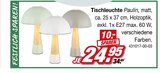 Tischleuchte Paulin im aktuellen Möbel AS Prospekt
