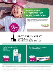Aktueller mea - meine apotheke Prospekt "Unsere Mai-Angebote" für Olpe Aktueller mea - meine apotheke Prospekt für Olpe mit Seiten